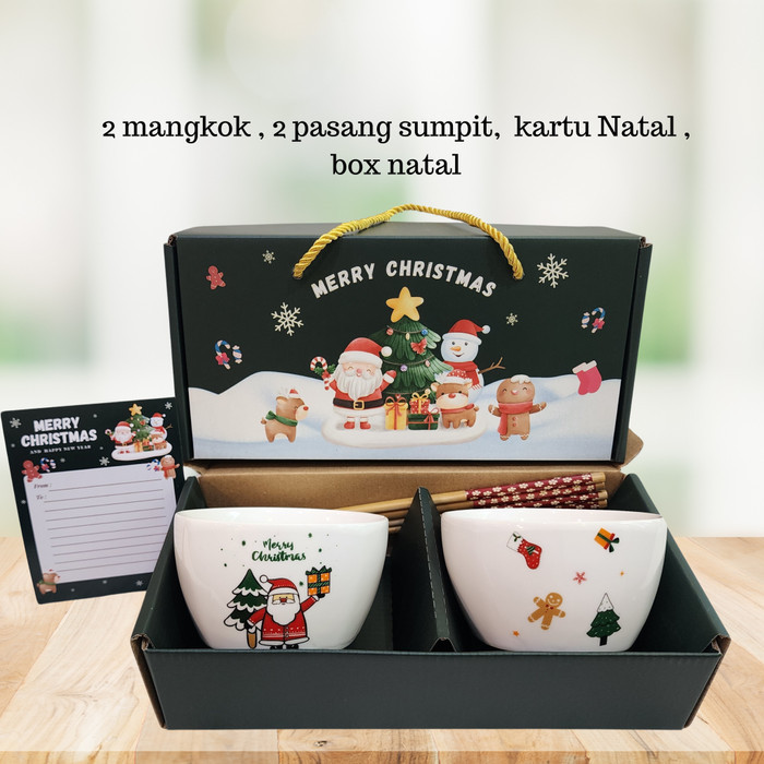 

Souvenir kado hampers natal christmas gift - isi2santa green