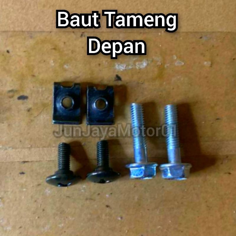 COD / Gratis Ongkir / Diskon / Baut Set Cover Body Tameng Dasi Depan Honda Supra X 125 2005-2012