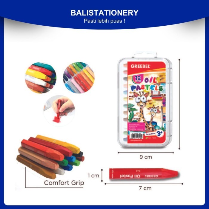 

Crayon Krayon Greebel Kids Oil Pastel untuk Anak non toxic