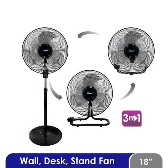 COSMOS SIF1804S Kipas Angin Industrial WADESTA 18in 3in1 Dual Bearing