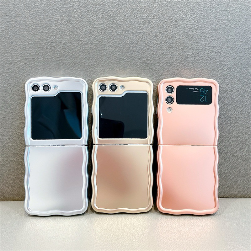 PROMO SAMSUNG Tricolor Gold Softcase Casing Case HP Lucu Samsung Galaxy Z Flip 3 4 5