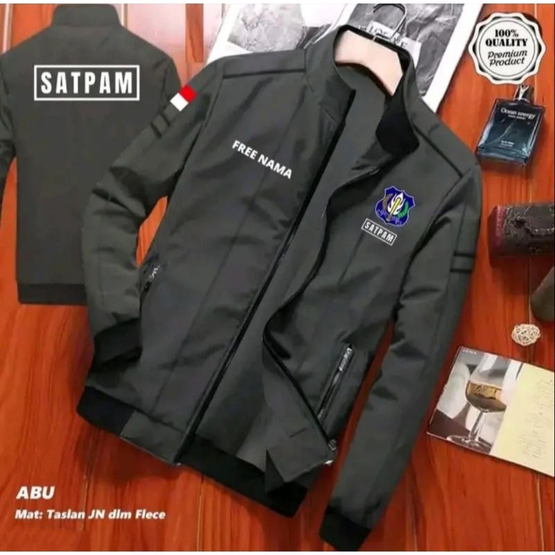 JAKET WINTER RUBY PRIA WANITA // JAKET SECURITY 2024 CUSTOM SABLON FREE NAMA // JAKET SATPAM HITAM