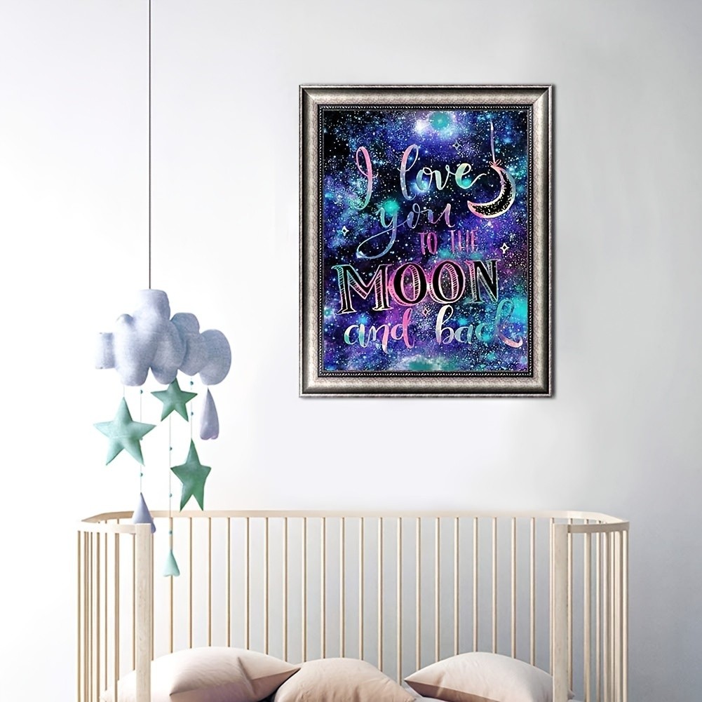 

1 piece letter DIY diamond painting, DIY diamond painting set accessories, suitable for home living