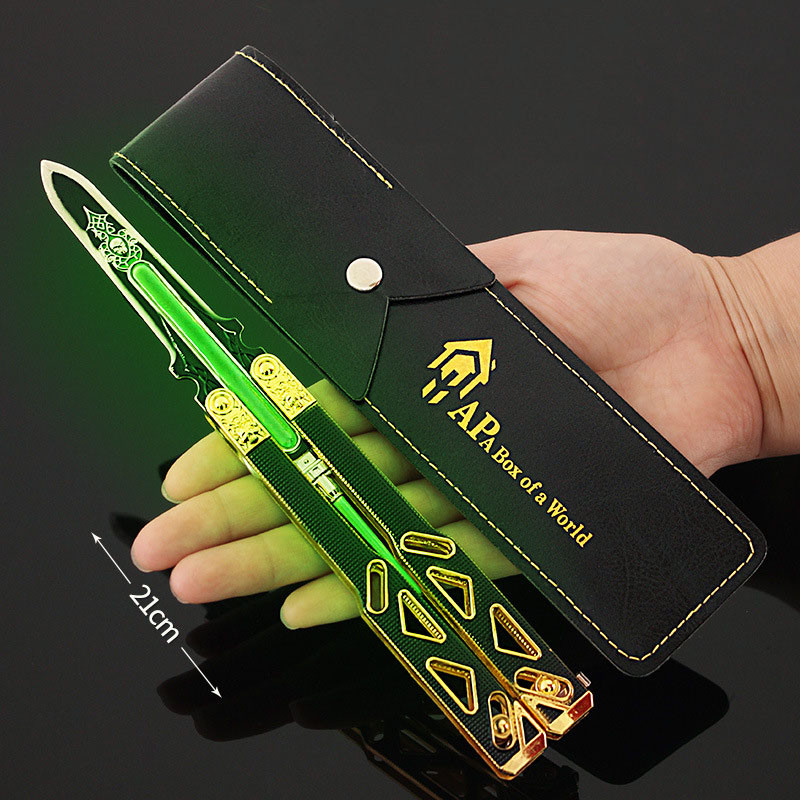 Apex Legends Heirloom Octane Cosplay Wraith Bloodhound Unbladed Luminous Metal Game Badge Keychain T