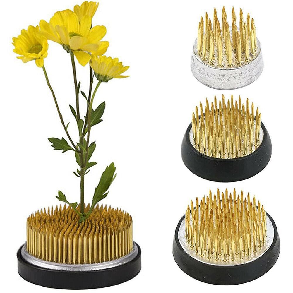 

Round Ikebana Flower Frog With Gasket Art Fixed Arranging Tool Rubber Base Holder Floral Decor Pot Art Fixed Arranging Tool