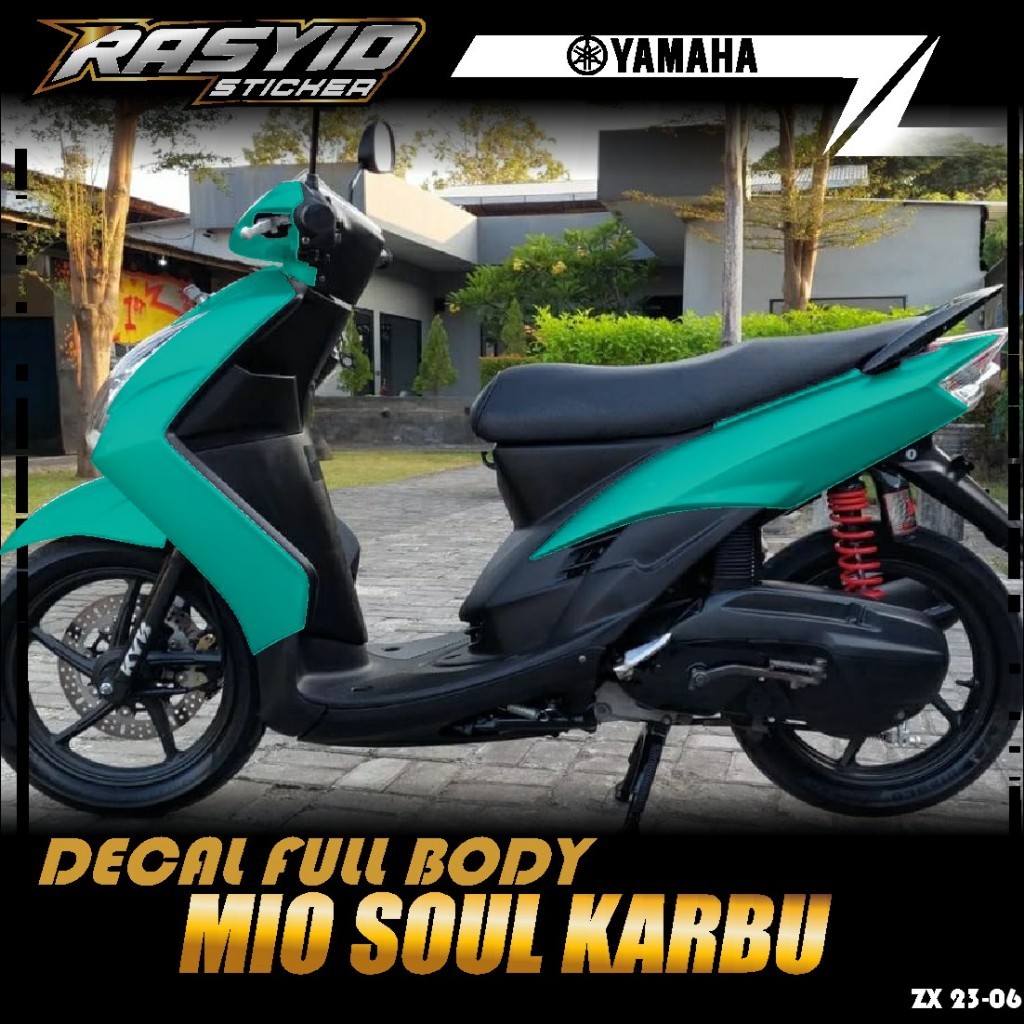 COD Sticker Decal Full Body Motor Yamaha Mio Soul Karbu 2007 2008 2009 2010 2011 2012 Sticker Mio So