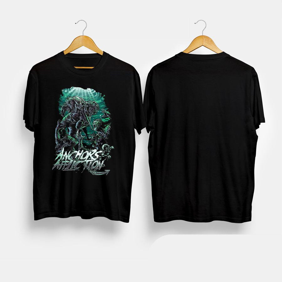 Kaos Baju Band Anchors Affliction Kaos Band