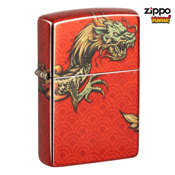Zippo Vivid Dragon Design 540 Full - Zippo Lighter Original Mancis