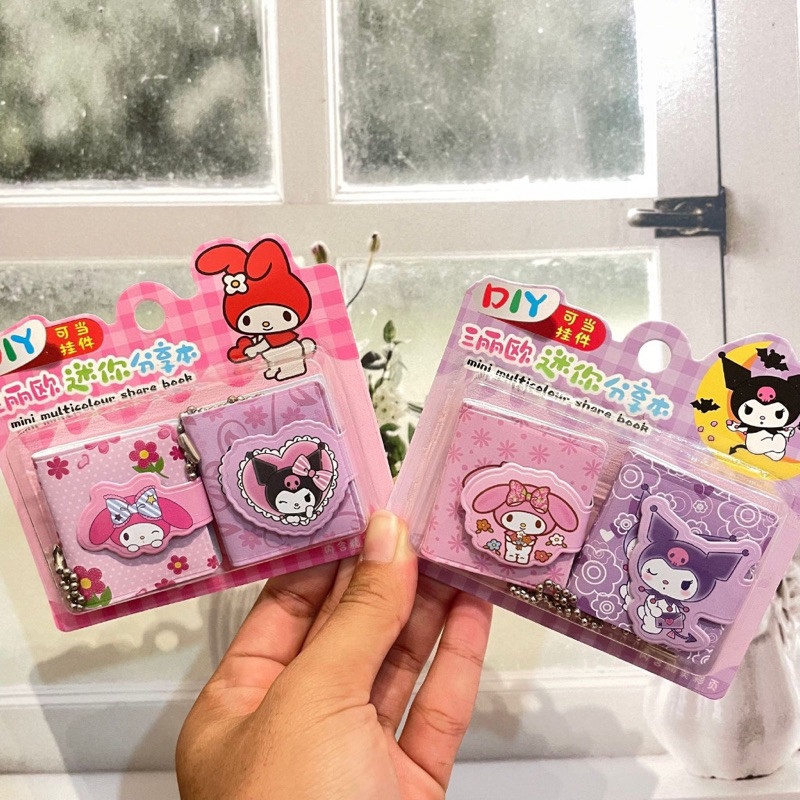 

(wk acc) BUKU MINI 1 SET ISI 2 PCS sanrio buku kebutuhan anak sekolah kantor lucu imut fancy import unik lucu imut termurah