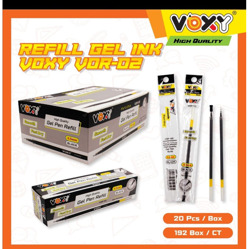 

20 pcs refill isi ulang gel pen