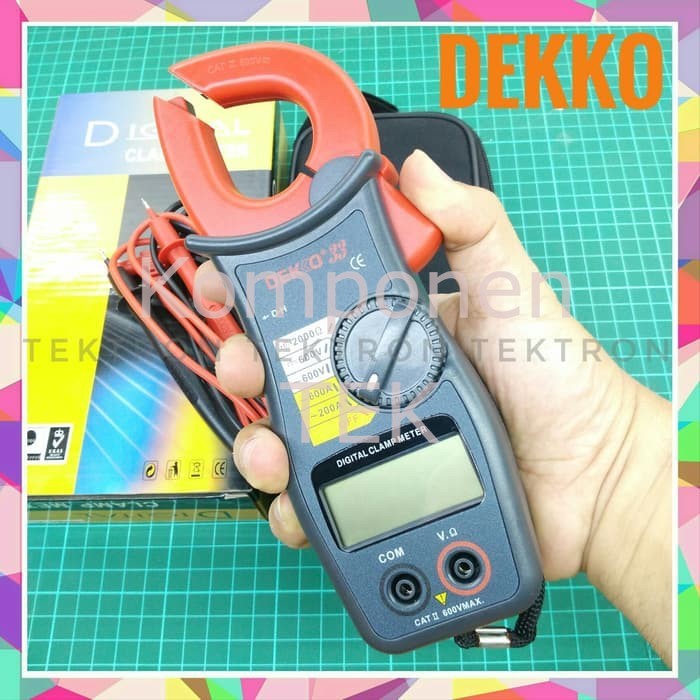 Digital Clamp Meter , Dekko 33 600AAC , 600VAC, 2000ohm