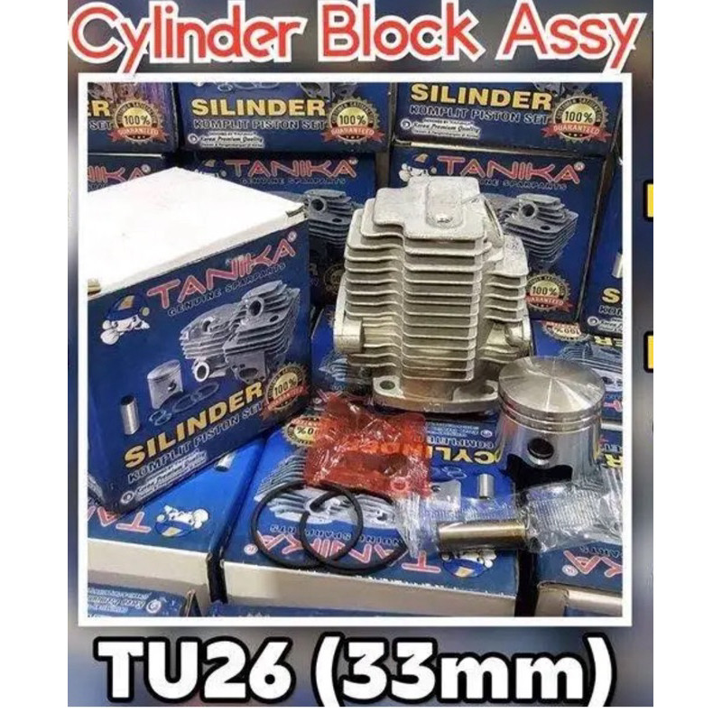 CYLINDER BLOCK ASSY TANIKA BLOCK TU26 TANIKA KOMPLIT