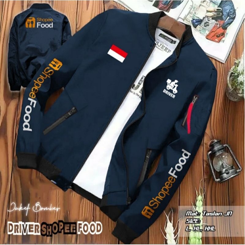 TERMURAH  JAKET BOMBER JAKET PENGENDARA / JAKET BOLAK BALIK / JAKET OJOL / JAKET MURAH