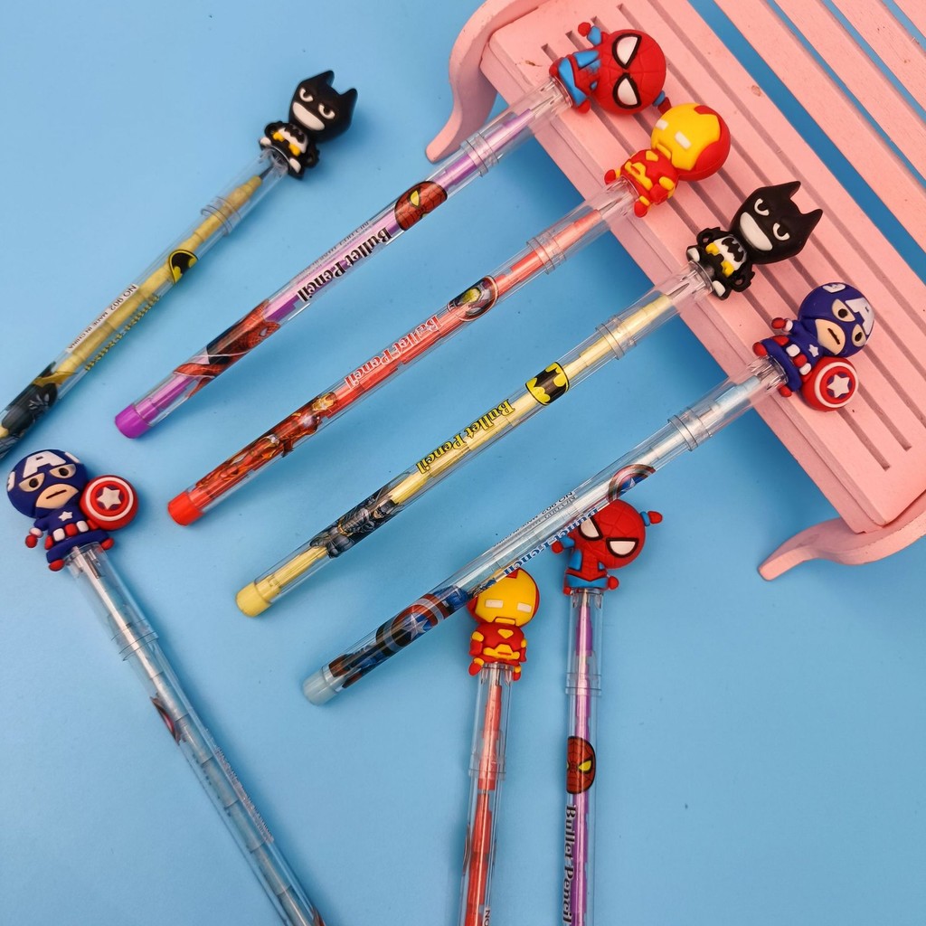 

JKD.PKU-Pensil Avengers pensil karakter pensil avengers alat tulis sekolah lengkap