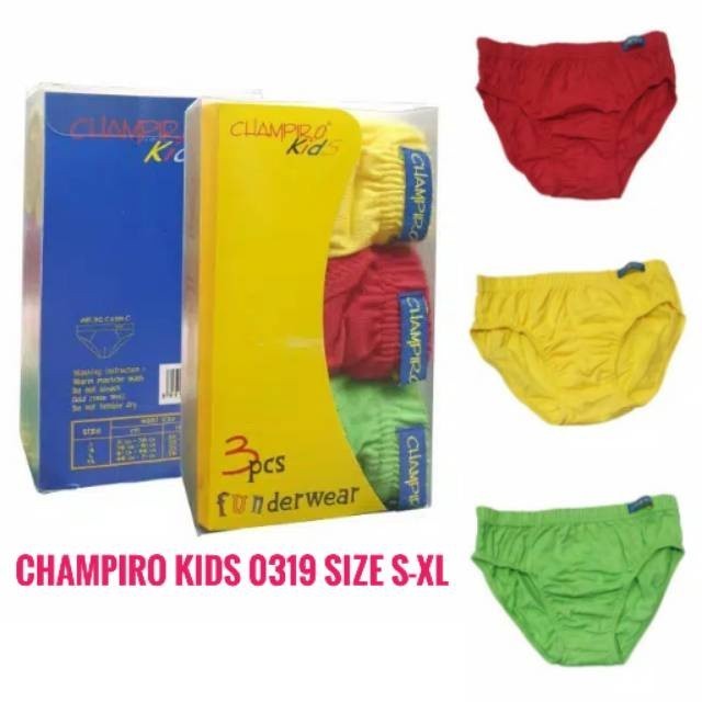 Champiro 0319 Celana Dalam Anak Ukuran S-XL Dalaman Pria