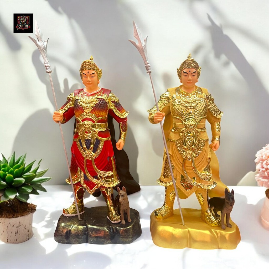 Patung Erlang Shen 12 Inch Resin - Pelita Fortune