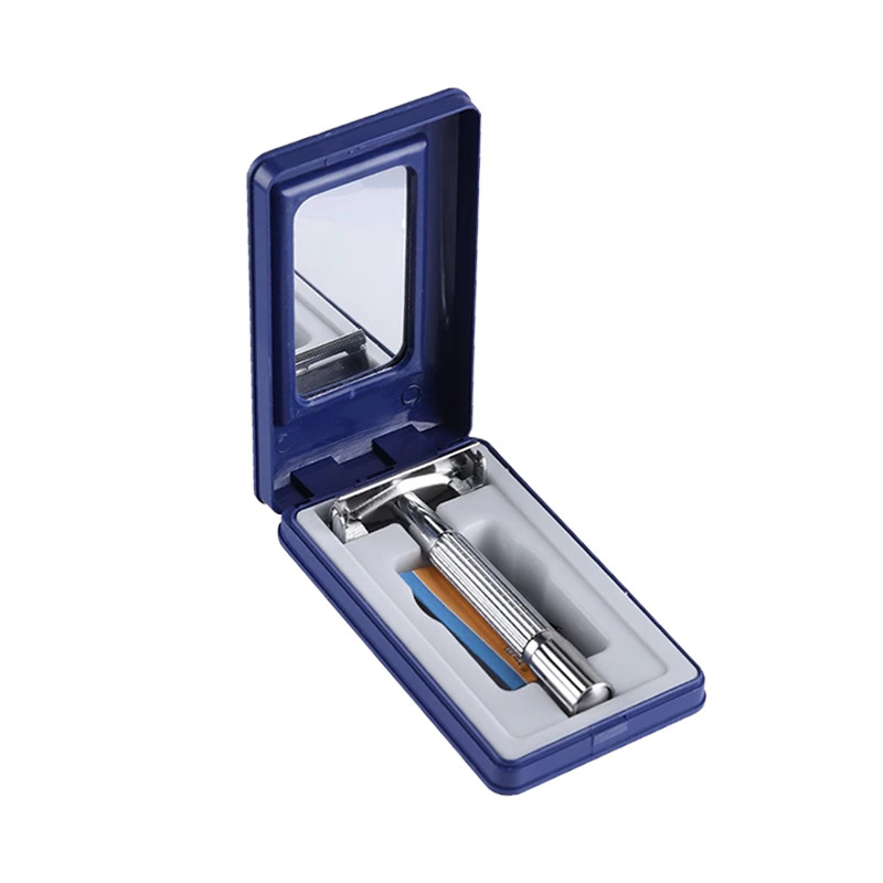 Razor Blade Pisau Cukur Kumis Jenggot Model Jadul Isi Silet Alat Cukur Dengan Case