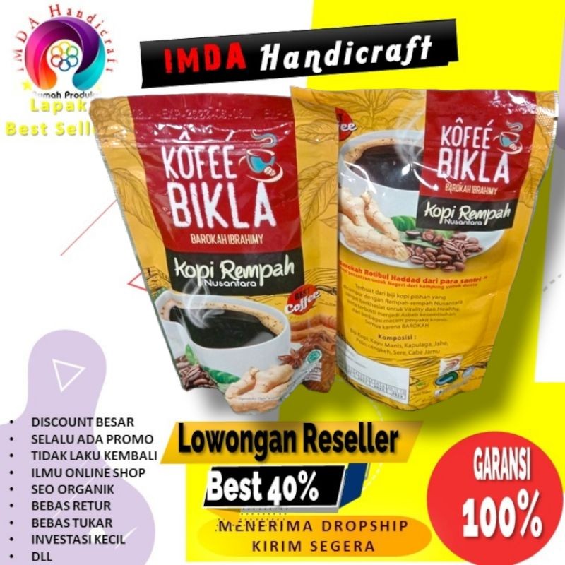 

IMDA HANDICRAFT KOPI BIKLA REMPAH Kopi Herbal Alami 125 gr