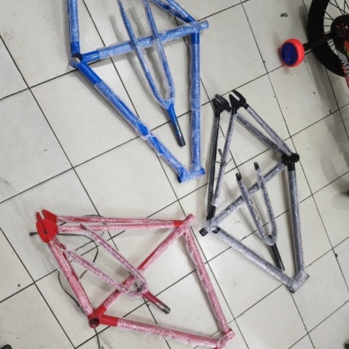 frame fixie lokal model lurus 700 700c classic - Hitam