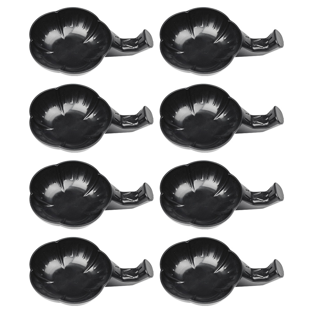 

12 Pcs Plastic Durable Inkwell Calligraphy Painting Ink Bowl Multifunctional Ink Dish Brush Holder Stationery Supplies