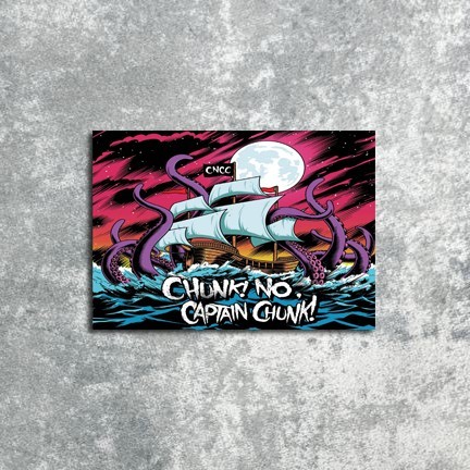 DL25 Poster Hiasan Dinding Band Chunk No Captain Chunk