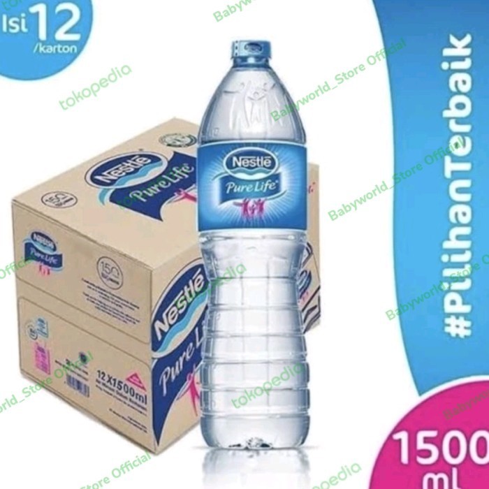 

NEW ITEM MINUMAN NESTLE PURE LIFE CTN 12 X 1.5L