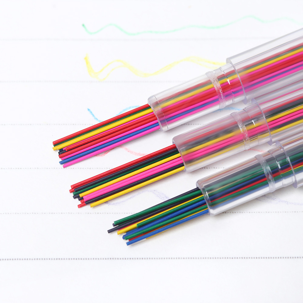 

15Pcs/Tube 0.5/0.7 mm Mechanical Pencil Lead Colorful Erasable Pencil Refill Art Sketch Core Drawing Tool Writing Instrument
