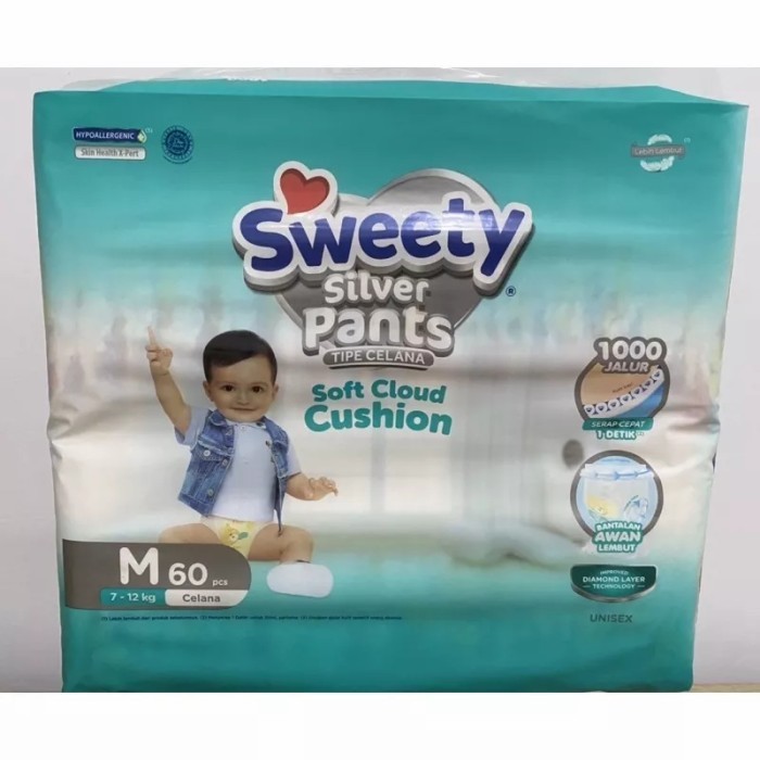 PEMPERS SWEATY SILVER M L Xl Xxl - S66