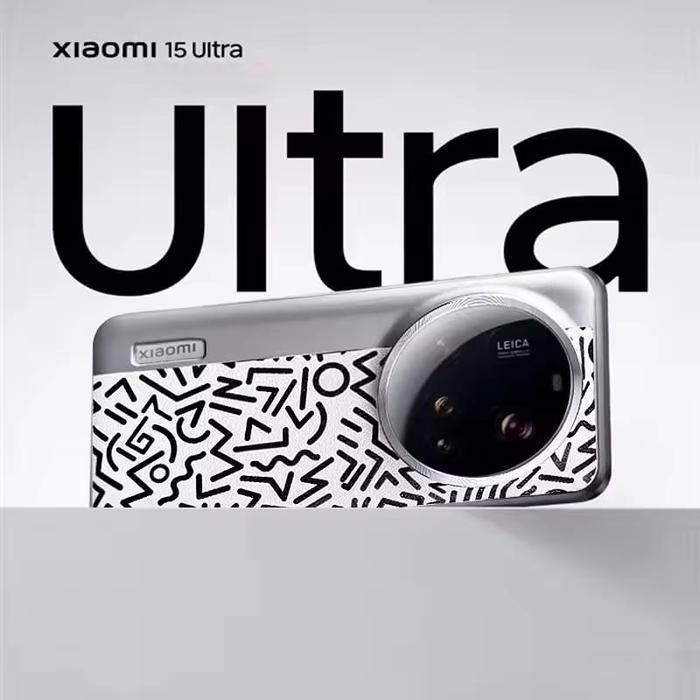 Case Graffiti Leather for Xiaomi 15 Ultra Premium Cover Casing - WHITE GRAFFITI