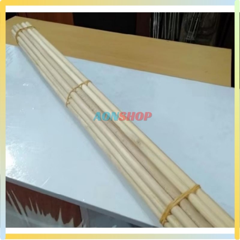 [AS] Dowel Kayu Ukuran Diameter 10mm Panjang 60cm