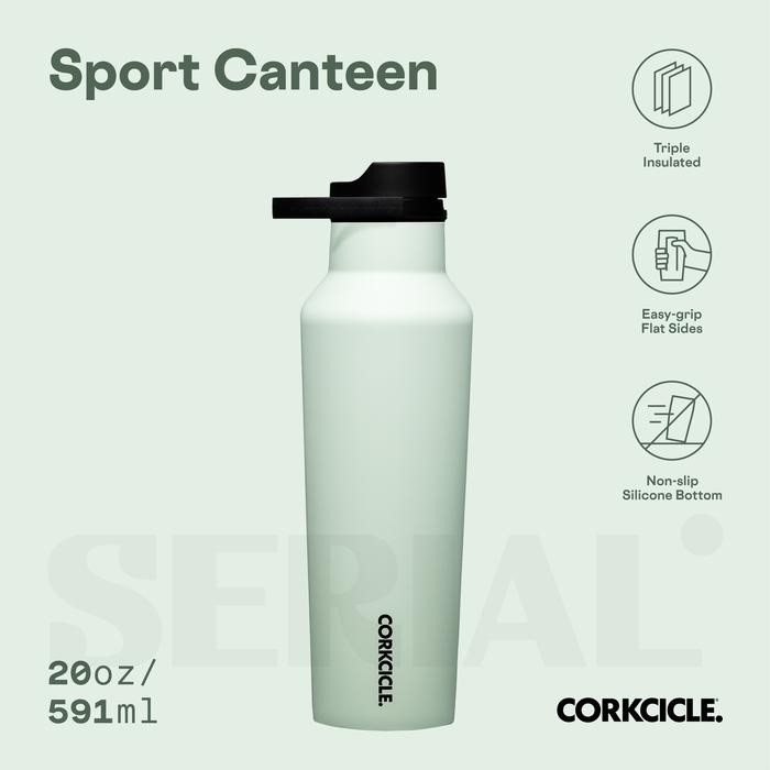 CORKCICLE® Sport Canteen 20oz - Sage Mist