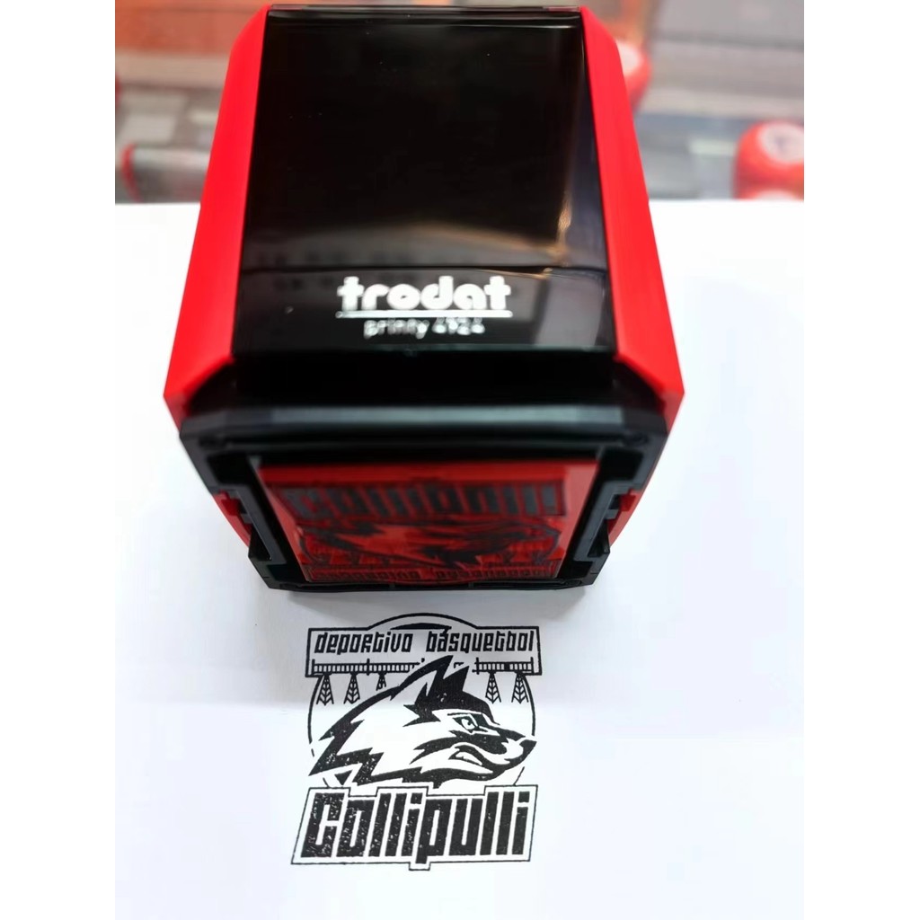 

Personalized Self Inking Stamp Rubber Logo Clear Seal Stamp Custom Logo For Invitation Party Decoration Stamps or Scrapbooking