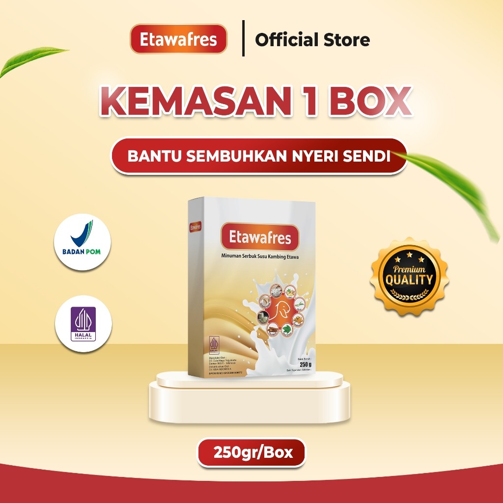 

Etawafres - Susu Kambing Etawa plus Rempah rempah - Paket Sehat Untuk Masalah Tulang & Sendi