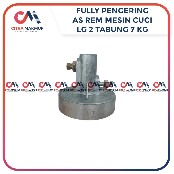 (FS) Pulley Rem Pengering Mesin Cuci LG 2 Tabung 6 7 KG Puly Spin Baut As 14 mm Dinamo 10 mm P700N P