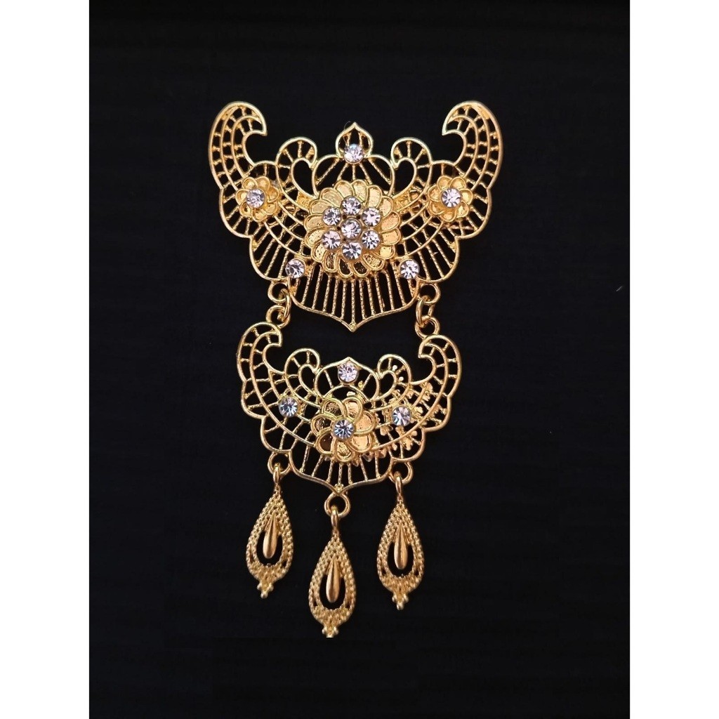 bros kebaya/bros kutubaru/bros kebaya bunga/ Bros jumbo kebaya kutubaru gold