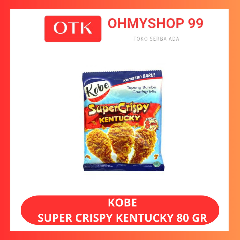 

Kobe Super Crispy Tepung Bumbu Kentucky 80gr