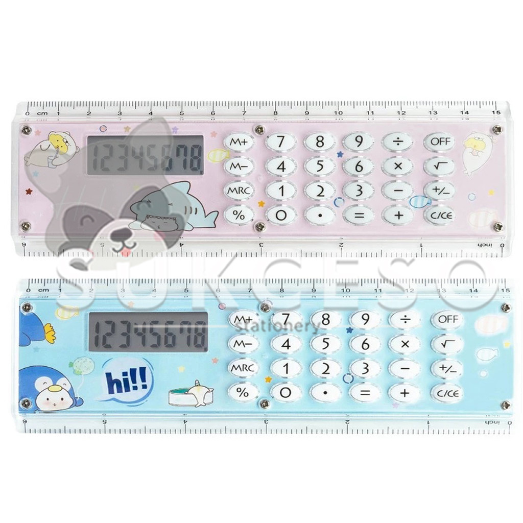 

JOYKO Ruler Calculator 15cm RL-CC73 - Penggaris Kalkulator 2In1 Warna Pastel Murah