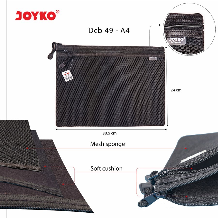 

JOYKO DOCUMENT BAG ZIPPER TAS DOKUMEN MAP SLETING LAPTOP DCB-49
