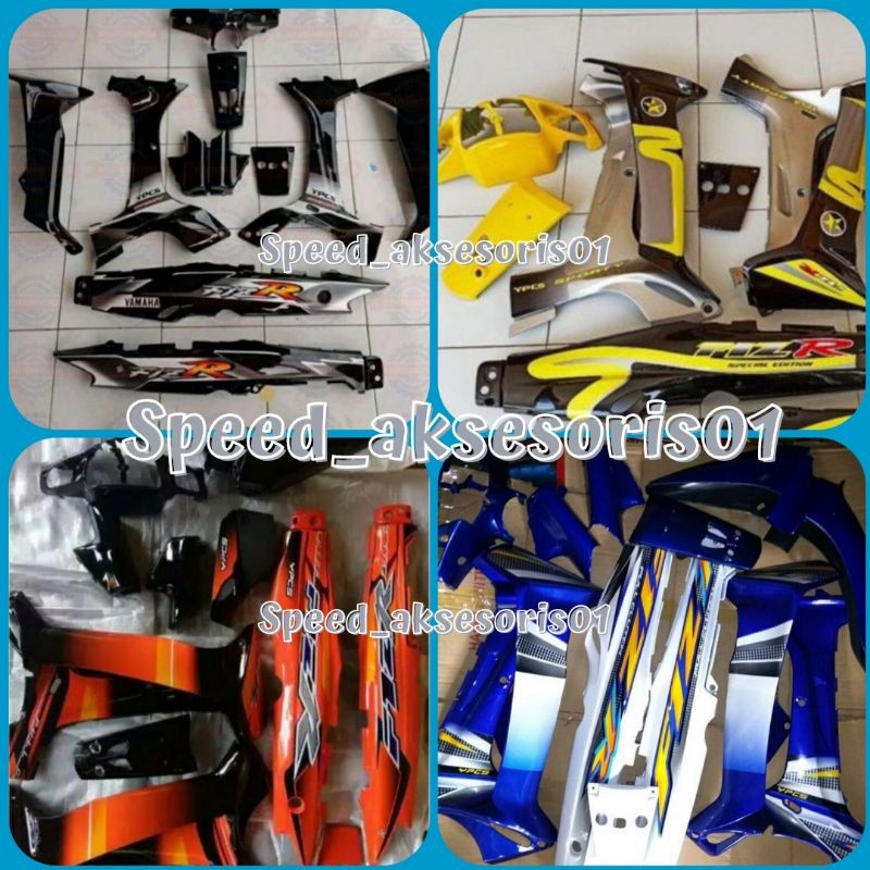 PROMO Cover Full Set Body Halus Yamaha Fizr Fiz R F1zr Putih Biru Hitam Oren Kuning Plus Striping