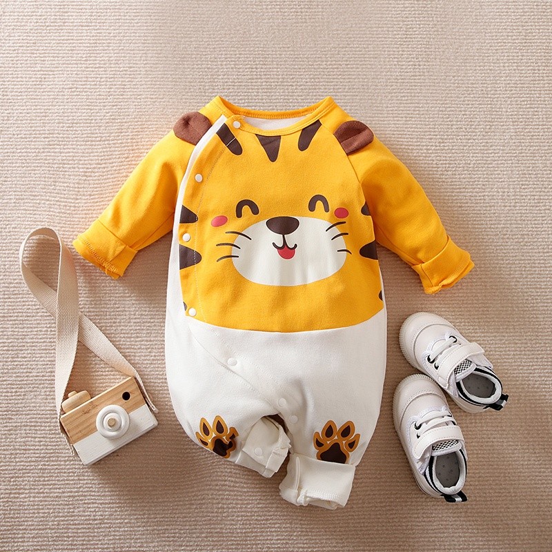 COD baju bayi laki laki bayi perempuan import korea jumsuit bayi motif TIGER baju bayi baju bayi uni