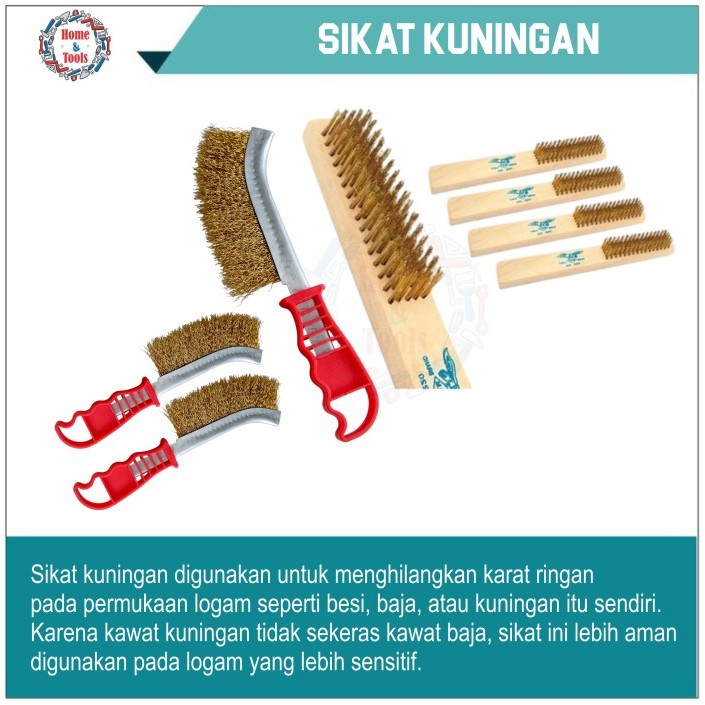 Sikat logam kuningan / Sikat kawat kuningan / Sikat baja kuningan / Sikat pembersih kuningan / Sikat