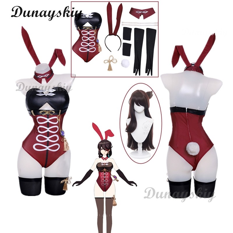 Genshin Impact Beidou Cosplay Costume Sexy Bikini Swimsuit Anime Outfits One-piece Jumpsuit Hallowee