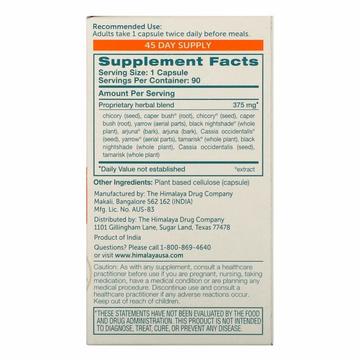 

Himalaya LiverCare 90 & 180 Veg Caps