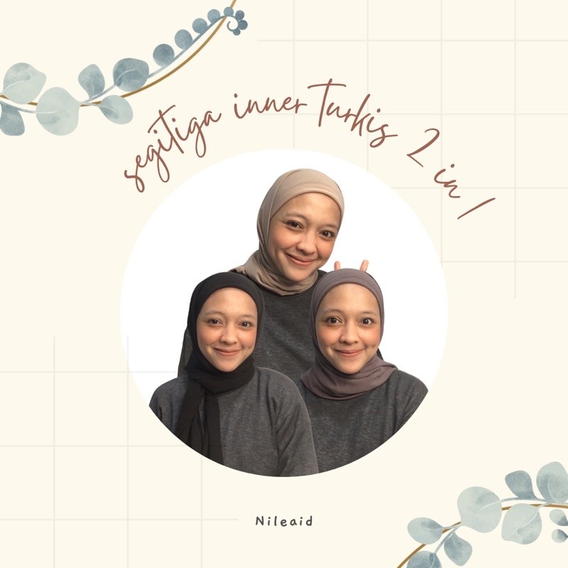 segitiga inner turkis 2 in 1 segitiga inner 1 layer segitiga inner turkis premium