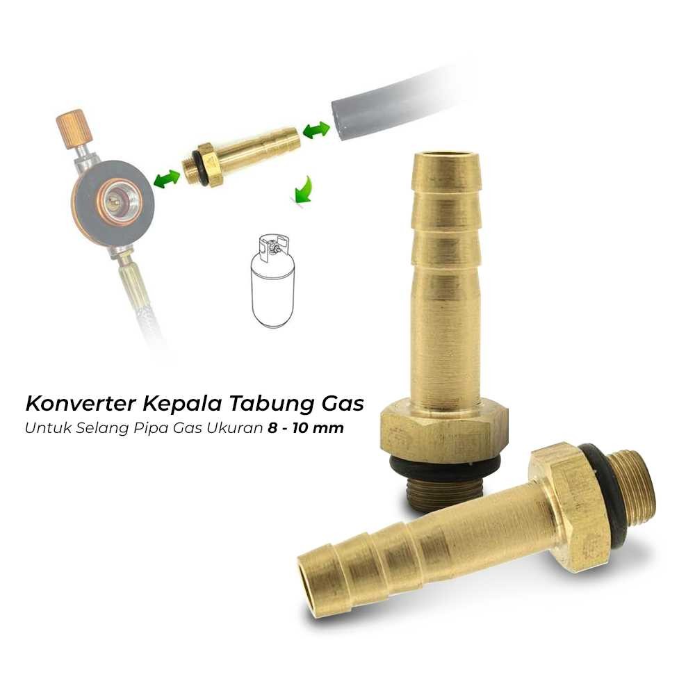

Yingtouman Konverter Kepala Tabung Gas Outdoor Camping 8-10mm Pipe - YTM-78
