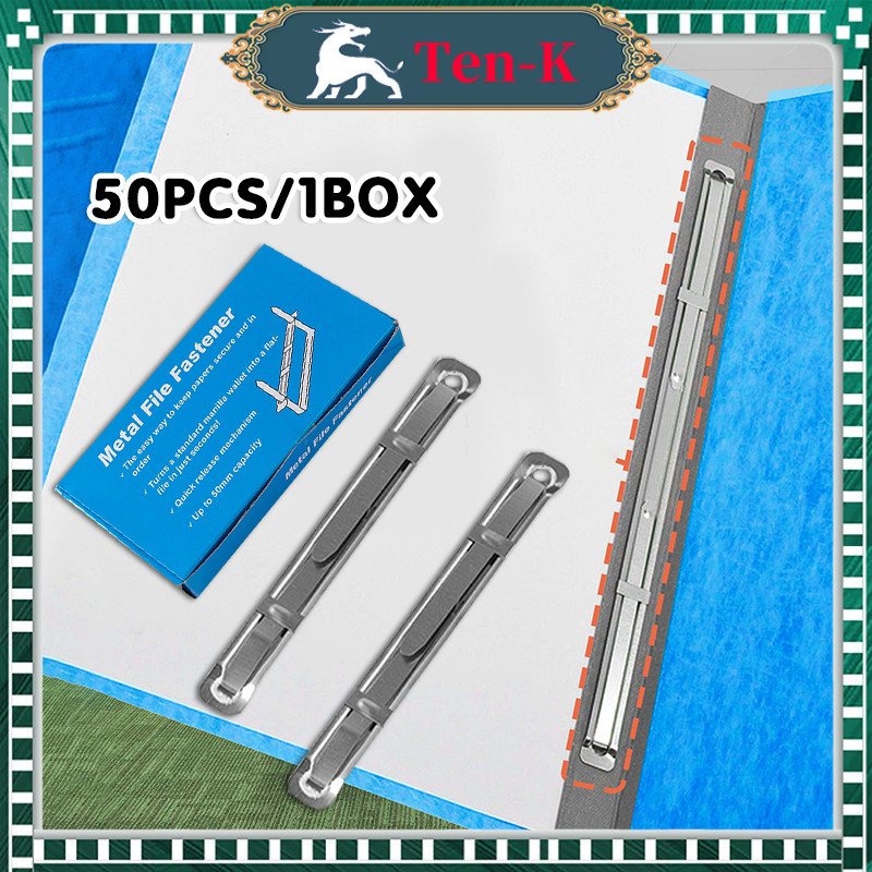 

50 Pcs Metal Paper Fastener / Pengikat Kertas