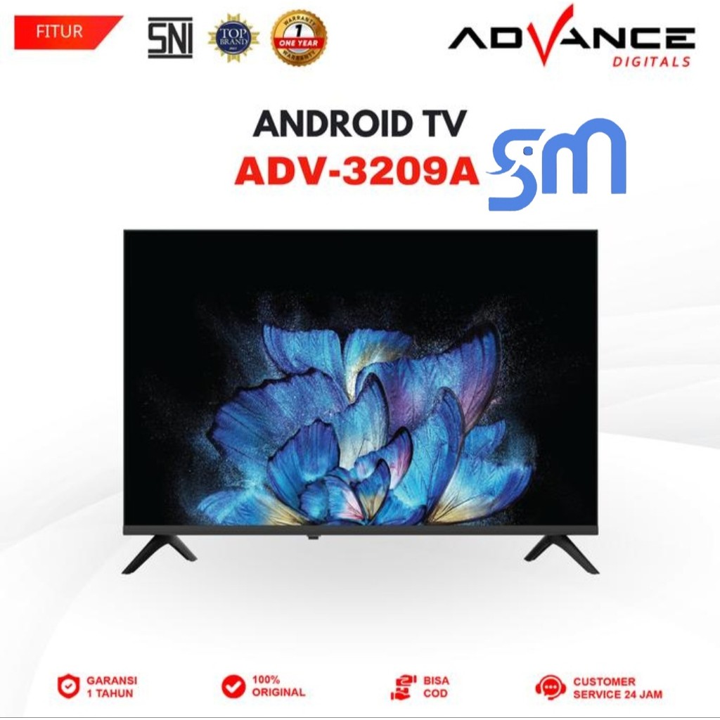 LED TV Advance 32 inch ADV-3209A Android 14 Smart ADV3209A