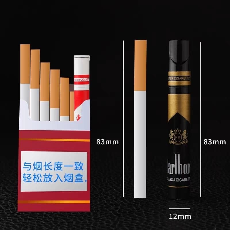 Gratis Ongkir korek api keren motif rokok unik viral bisa isi ulang gas