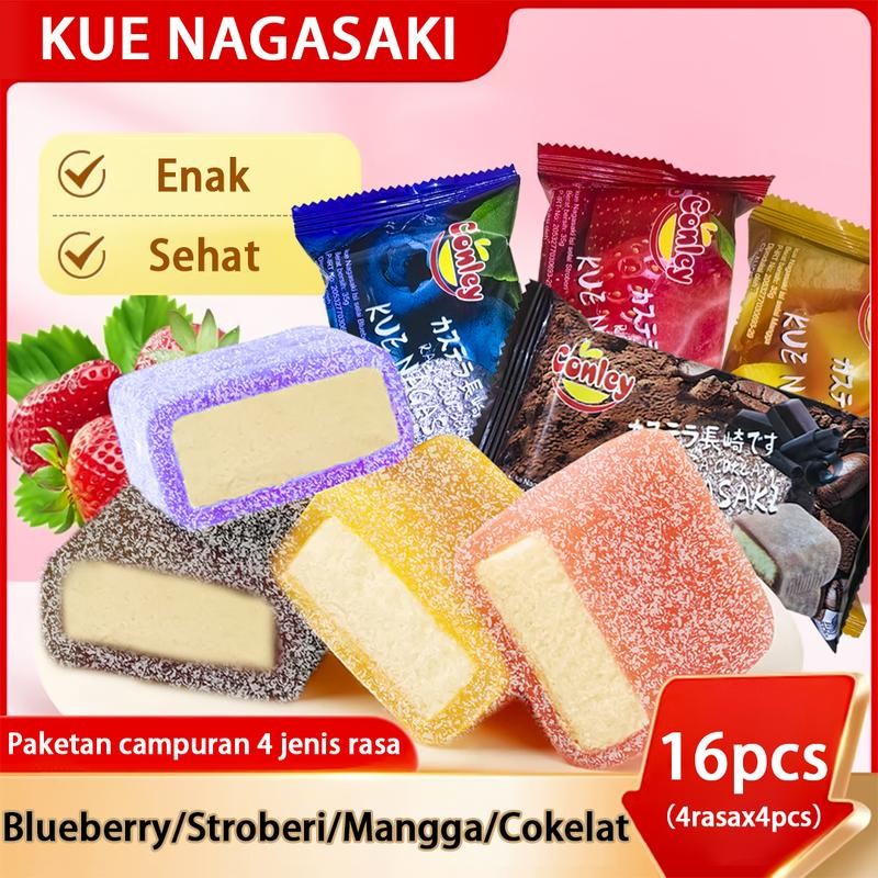 

Kue Nagasaki 15+1 Gratis / Ice Skin Mooncake Halal, Lembut, Creamy, Manis, Segar / Camilan Kekinian Premium, Camilan Sehat Anak & Dewasa / Bisa COD, Oleh-Oleh, Hadiah, Snack Harian, Camilan Keluarga, Stok Terbatas, Best Seller!
