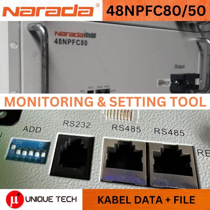 NARADA BMS SOFTWARE TOOL SETTING MONITORING 48NPFC50 48NPFC80 48NPFC100 KABEL CABLE